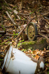 illegal garbage dump