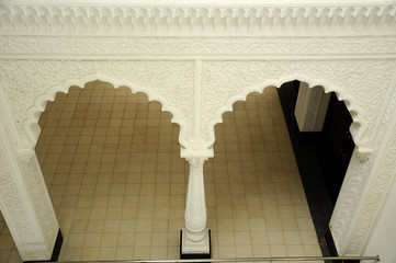 Sultan Ismail Airport Mosque at Senai Airport in Malaysia