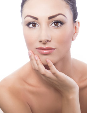 Young beautiful woman