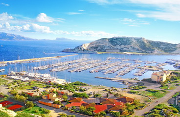 Fototapeta premium Port des Iles du Frioul