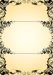Background yellow gradient ornament