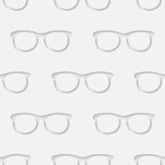 Hipster sunglasses seamless pattern. Eps10