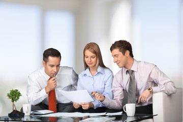 Fototapeta premium Office, Business, Meeting.