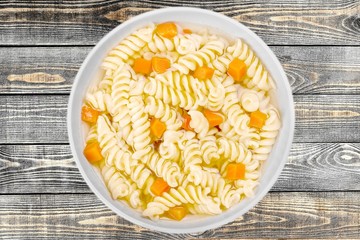 Chicken Soup, Chicken Noodle Soup, Soup.