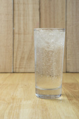 Glass of White Soda