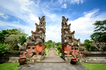 Fotobehang Taman Ayun tempelpoort, Bali Indonesië © zephyr_p