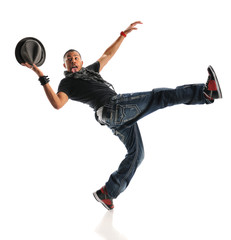 Young Hip Hop Dancer With Hat