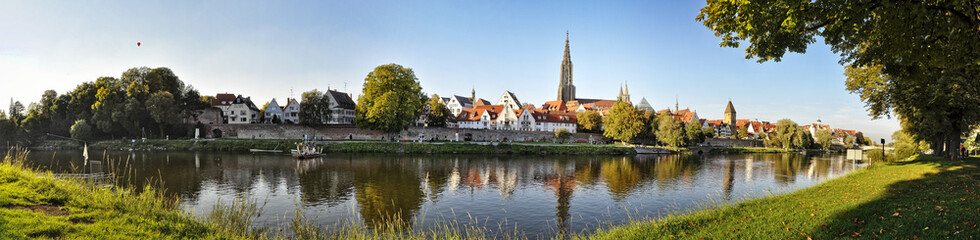 Fototapeta premium Panorama von Ulm