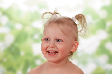 Cheerful Little girl