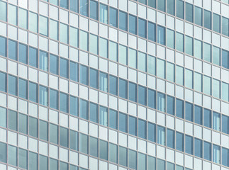 Fototapeta na wymiar Facades and windows of empty office building
