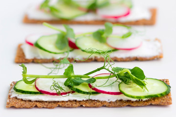 crispy with cucumber