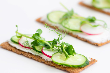crispy with cucumber