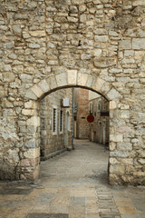 Obraz premium Old town in Budva. Montenegro