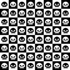 skull repeating pattern