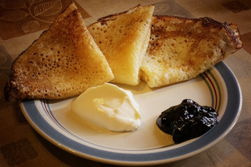 the national dish of pancakes