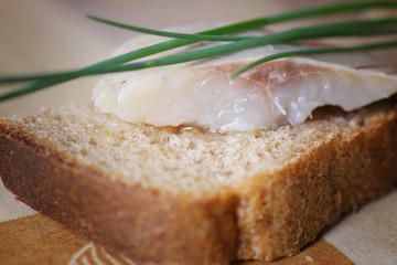 appetizer herring onion bread