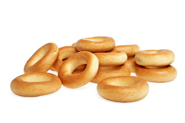 Bagels isolated on a white background