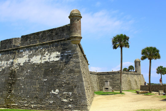 Castillo de San Marcos in St. Augustine, Florida.