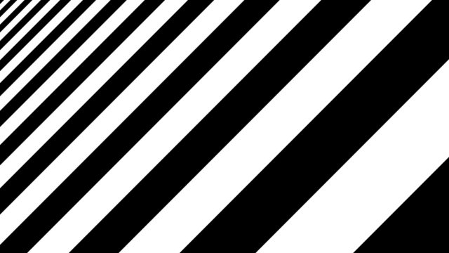 Oncoming diagonal lines from left to right