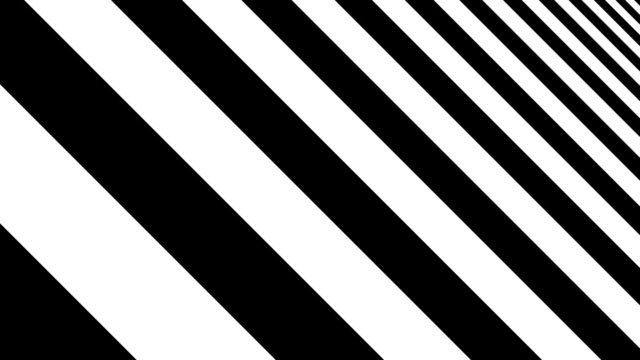 Oncoming diagonal lines from right to left