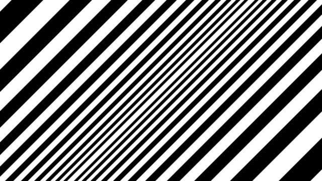 Oncoming diagonal lines