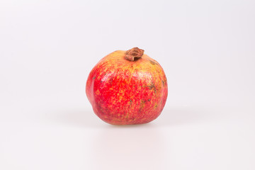 Pomegranate isolated on white background