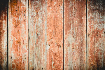 Naklejka premium Old painted wood wall - texture or background