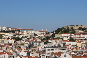 Fototapeta na wymiar Vue de Lisbonne