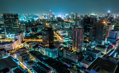 Fototapeta na wymiar Bangkok nightscape