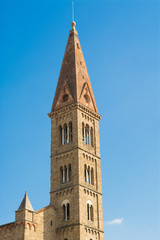 Fototapeta na wymiar Campanile di Santa Maria Novella a Firenze, Toscana, Italia