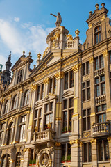 Fototapeta na wymiar alte Gildehäuser am Großen Platz in Brüssel, Belgien