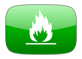 flame green icon