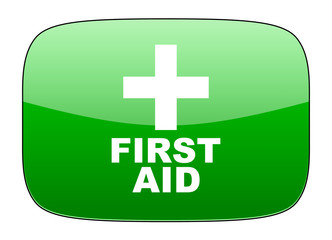 first aid green icon