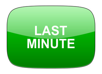 last minute green icon