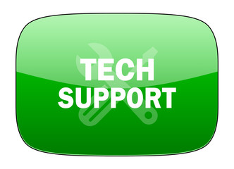 technical support green icon
