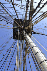 Fototapeta premium Tall ship rigging