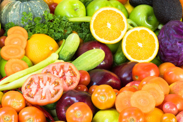Fruits and vegetables
