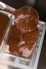 Ingredients for preparation of artisanal chocolate bar