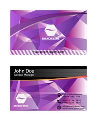 Set of business cards
