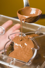 Ingredients for preparation of artisanal chocolate bar