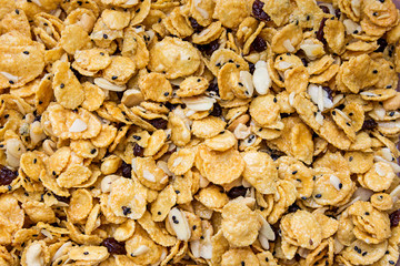 cereal made from cornflakes and caramel.