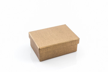 Brown paper box .