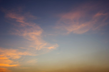 sunset sky