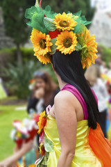 Fototapeta premium Flower festival in Madeira