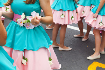 Naklejka premium Flower festival in Madeira