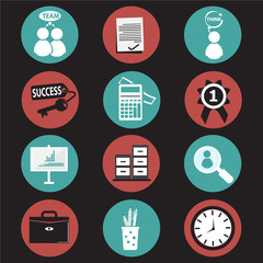 office and business icons