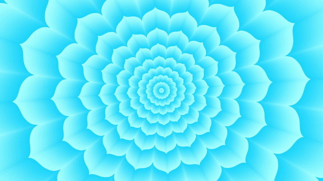 Tantric vishuddha  chakra, blue, cyan  lotos - thyroid