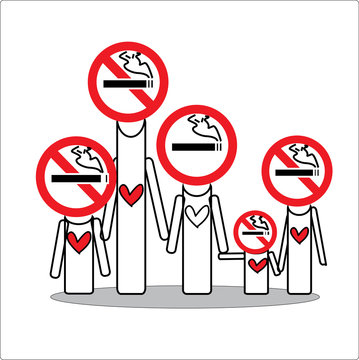 Family No Smoking For Hope You