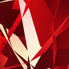Naklejka premium Geometric background with colorful triangles on textured paper
