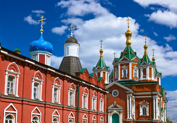 Fototapeta na wymiar Uspensky Brusensky monastery in Kolomna Kremlin - Russia - Mosco